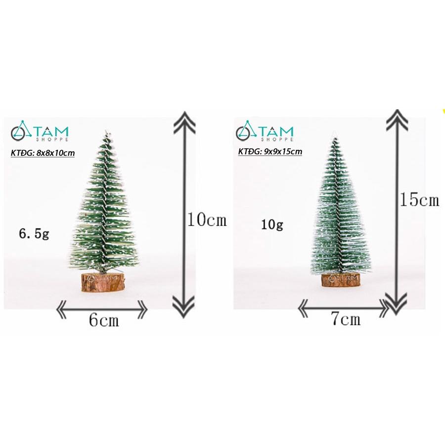 Cây thông noel cước handmade mini để bàn XMAS-TREE-27