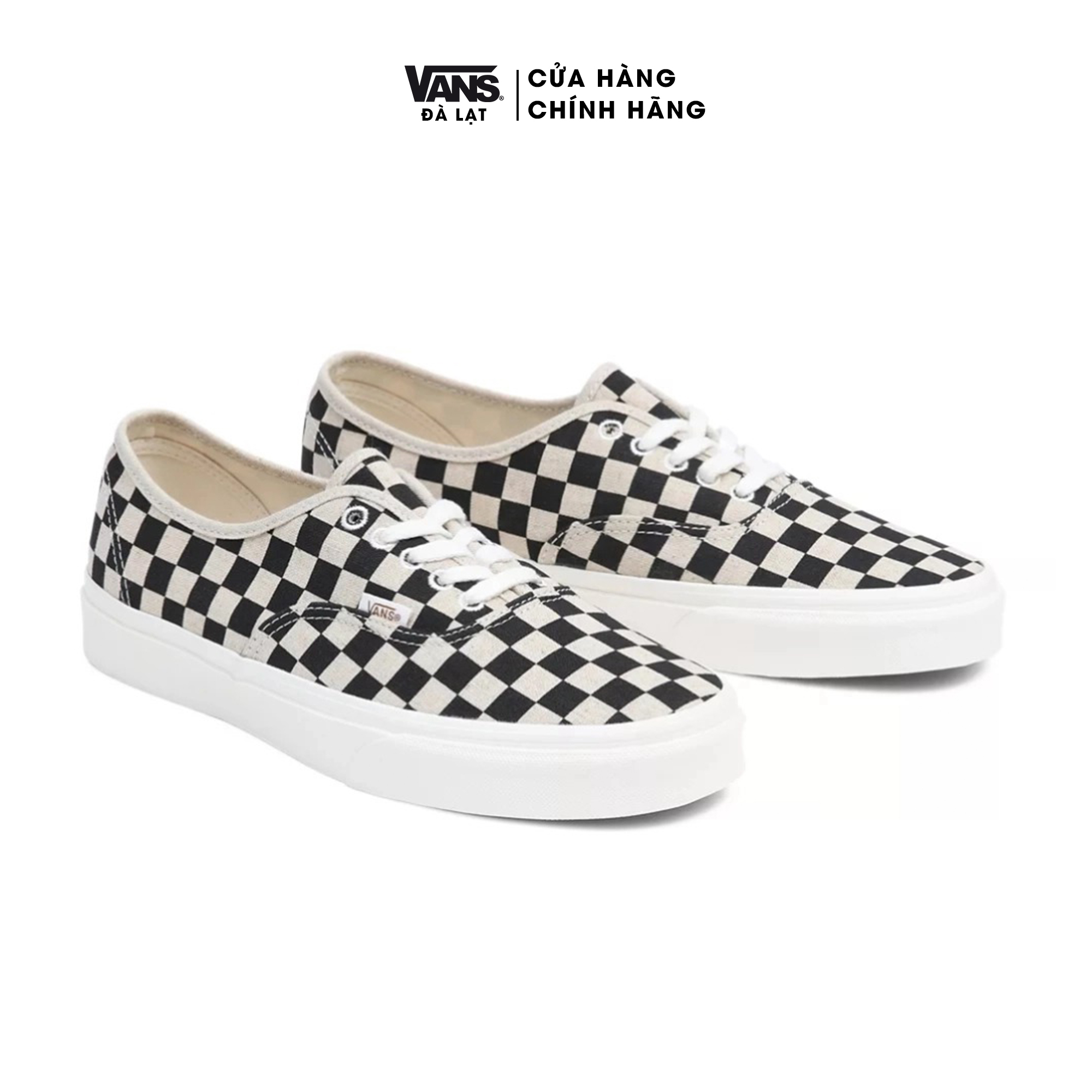 Giày Vans caro Sneaker Authentic Eco Theory Checkerboard - VN0A5KRD705