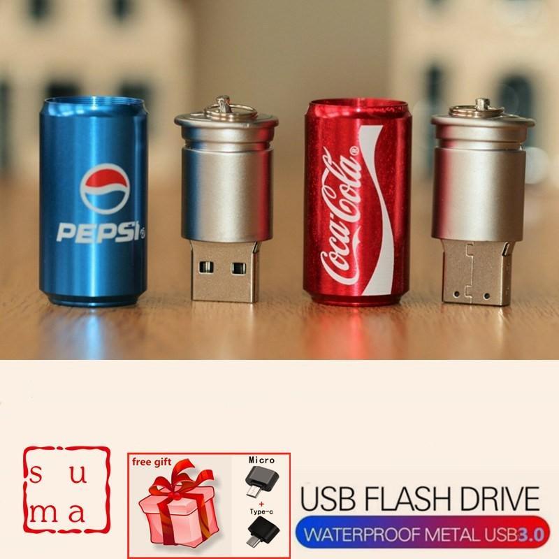 USB 2.0 dung lượng 128GB hình lon nước ngọt