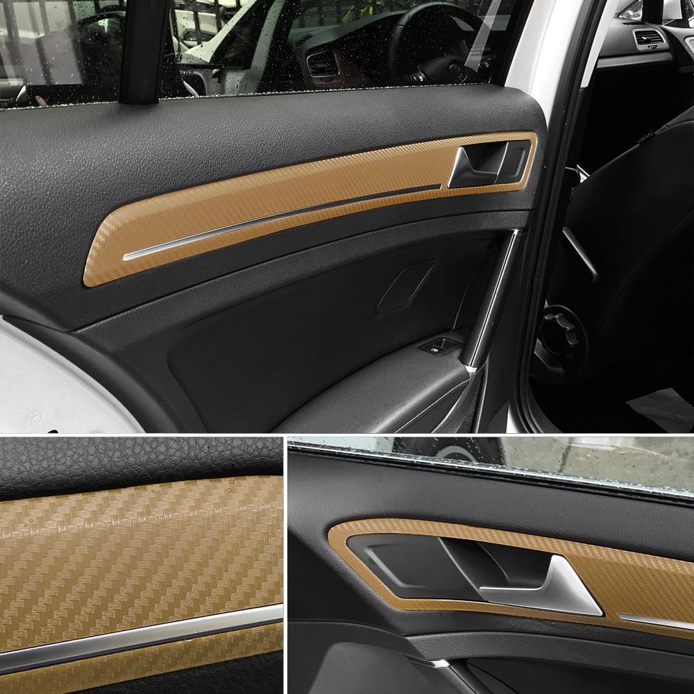 30x127cm Waterproof DIY 3D Carbon Fiber Vinyl Wrapping Film Car Sticker Motorcycle Automobiles Car Styling Accessories