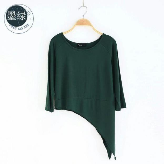 Áo xẻ tà chéo tay lửng A06 - Diễm Phương Store