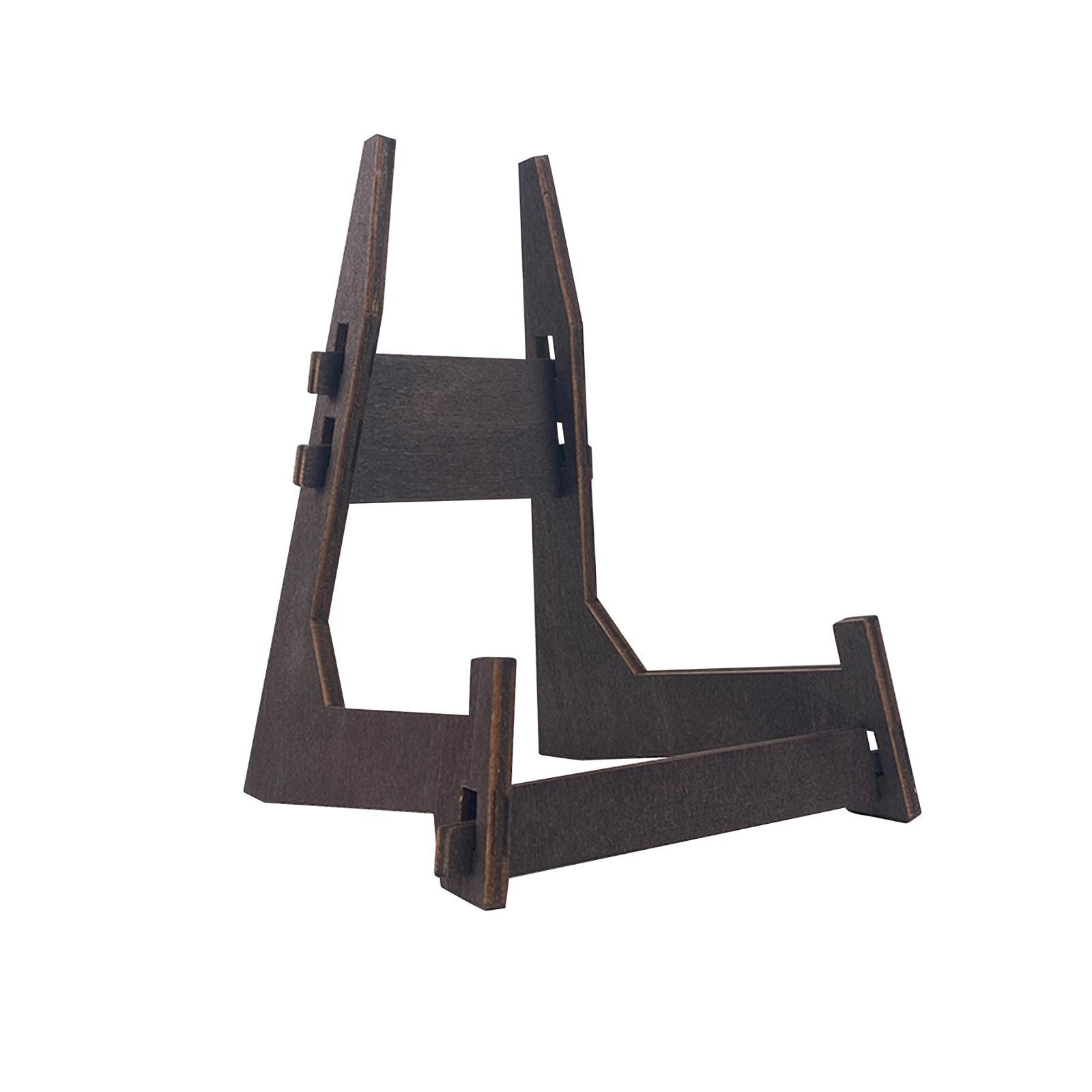 Photo Holder Stand Decorative Tabletop Easels for Platter Artworks Round Tea