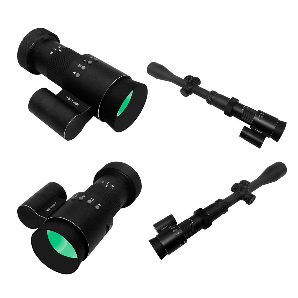 Portable Monocular Crossing Cursor Night-Visions Sight Device Day Night Use 1.54inch Display 350M Effective Viewing Distance Photo Taking Video Recording Infrared Digital Vedio Camera