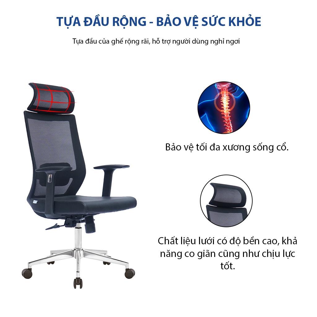 Ghế công thái học GOVI Ergonomic Plato PL01 Thiết kế bảo vệ sức khỏe