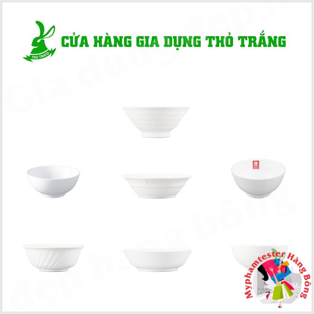 Tô Bún, Mì, Phở Màu Trắng Nhựa Melamine Superware Thái Lan