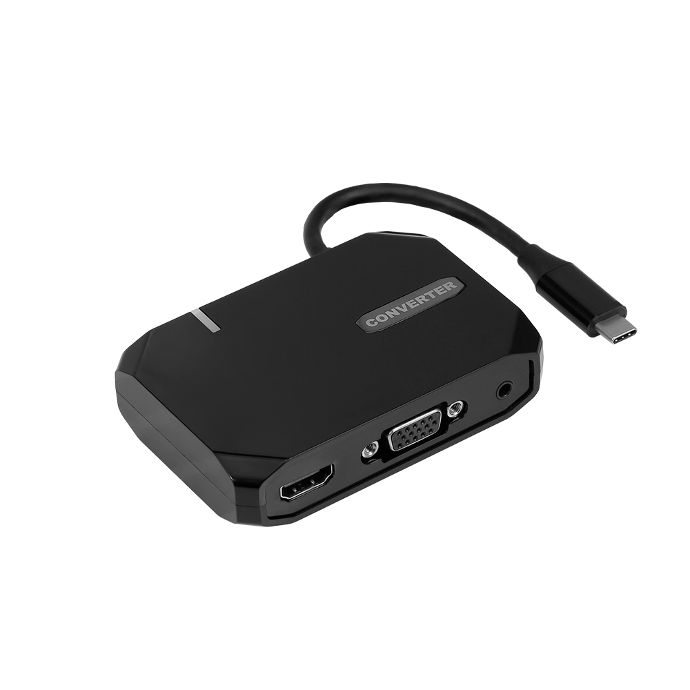 Bộ Chuyển Đổi Âm Thanh 5 Cổng 5 Trong 1 Loại C Sang HDTV + USB3.0 + VGA + Pd + Docking Station Hub 4K