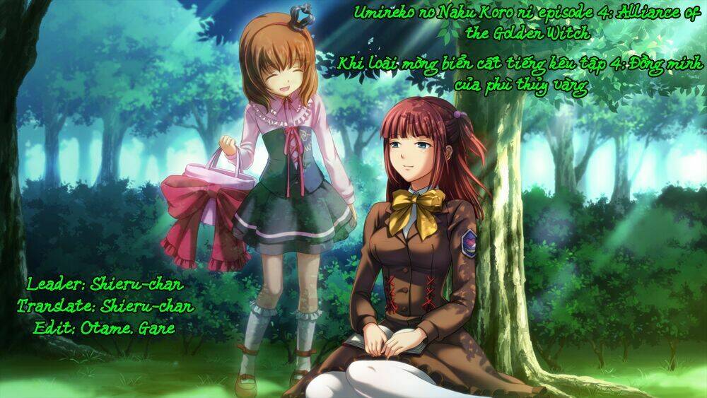 umineko no naku koro ni episode 4: alliance of the golden witch chapter 8 1