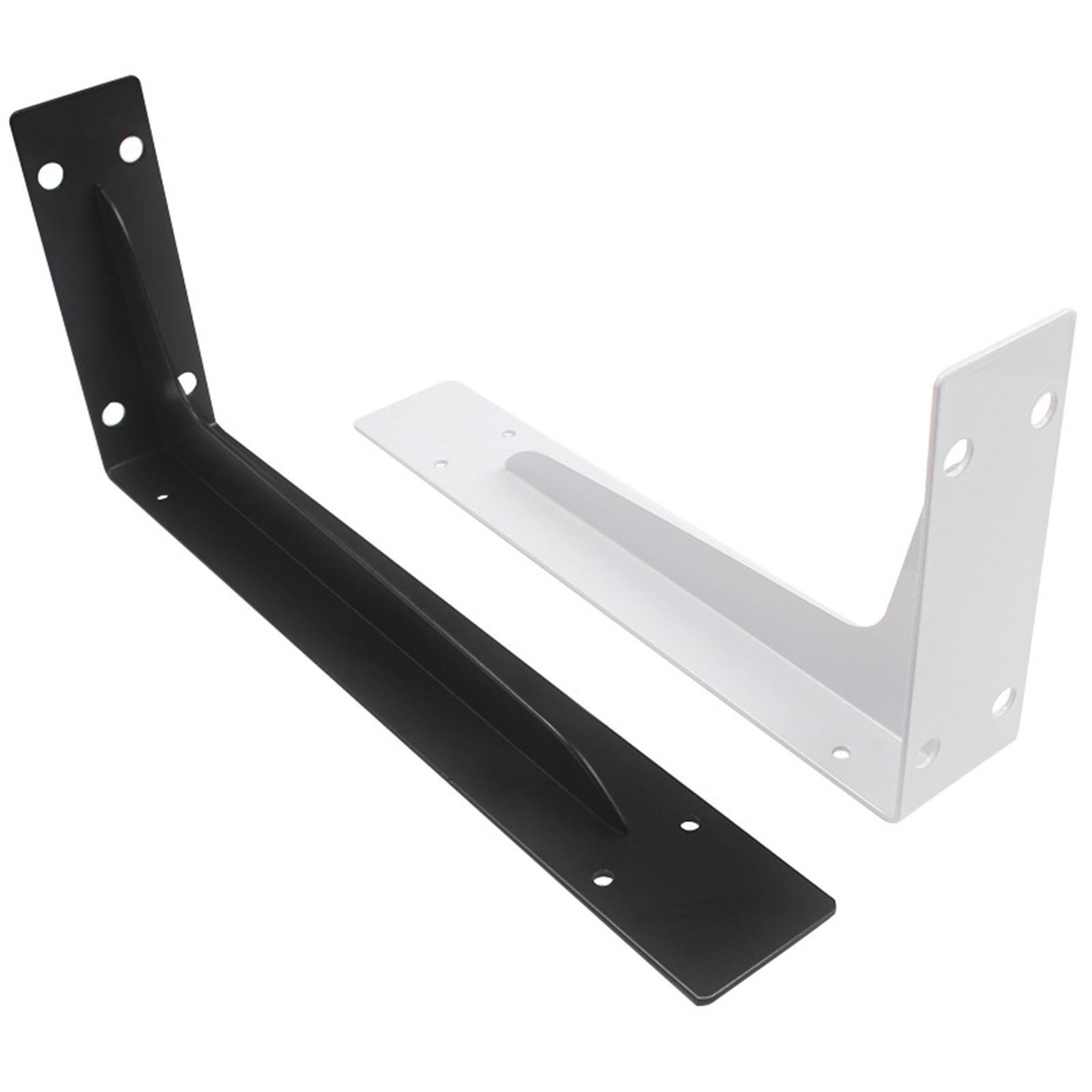 Thickened Shelf Bracket, 90 Degree Metal Tripod Wall Mount with Screws Strong Load Bearing Triangle Bracket for Work Furniture