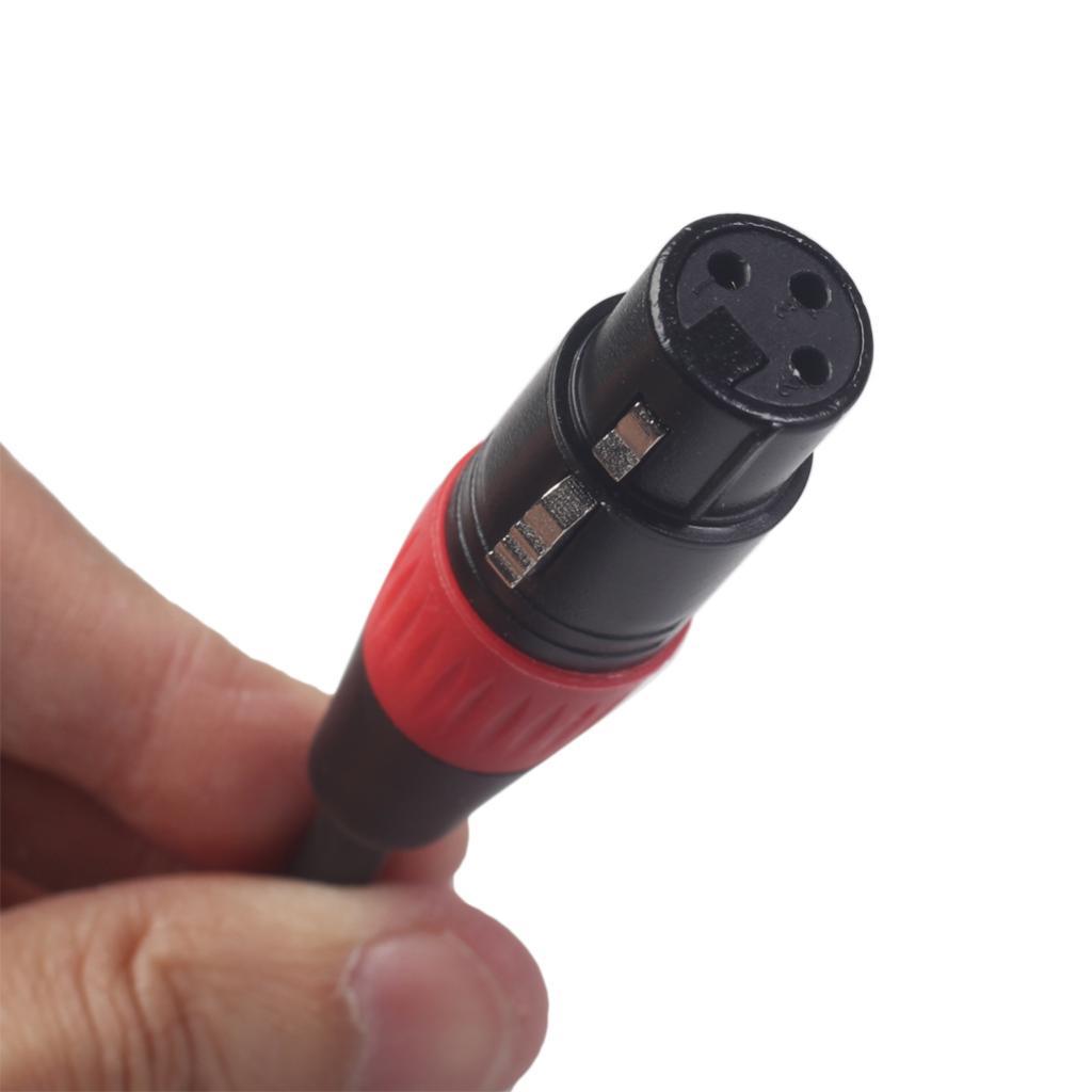 3 Pin Female to 5 Pin Male Cable XLR Camera Stereo Audio Transfer