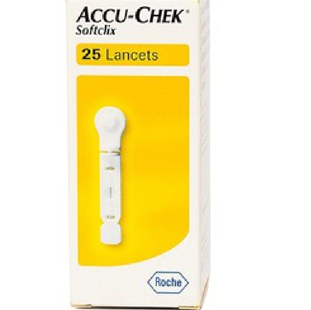 Hộp 25 Kim Lấy Máu Accu-Chek SoftClix Chính Hãng Roche, Dùng Cho Máy Accu-Chek Active &amp; Instant