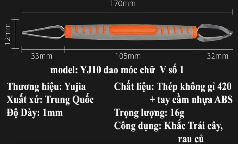 Bộ Móc Thú Tỉa Củ Qủa Nghệ Thuật