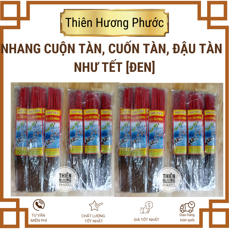 Nhang cuốn tàn Như Tết 40cm