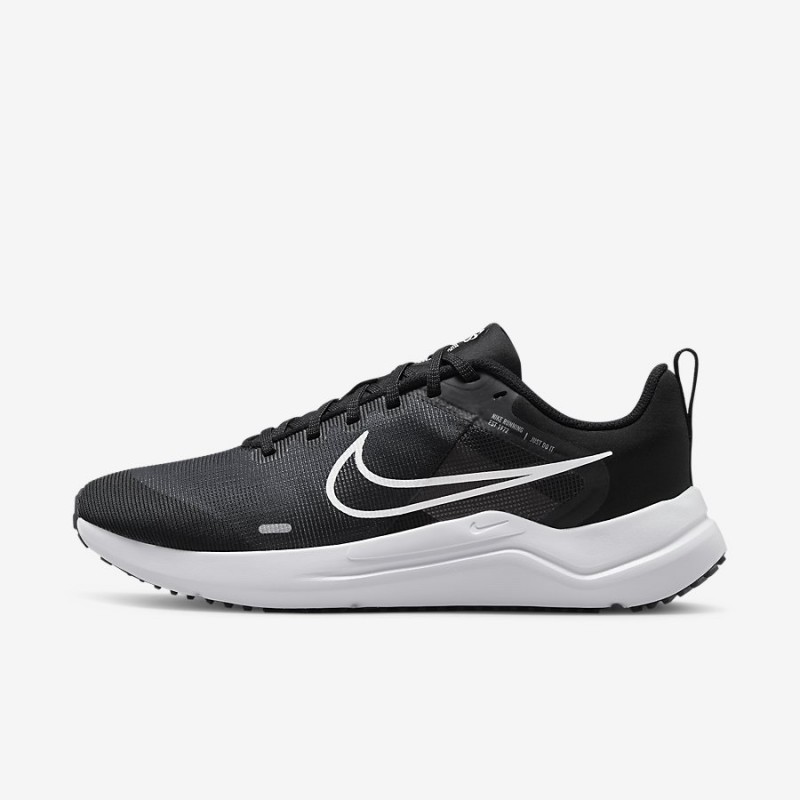 Giày chạy bộ Nữ W NIKE DOWNSHIFTER 12 - BLACK/WHITE-SMOKE GREY-PURE PLATINUM - 7.5 US