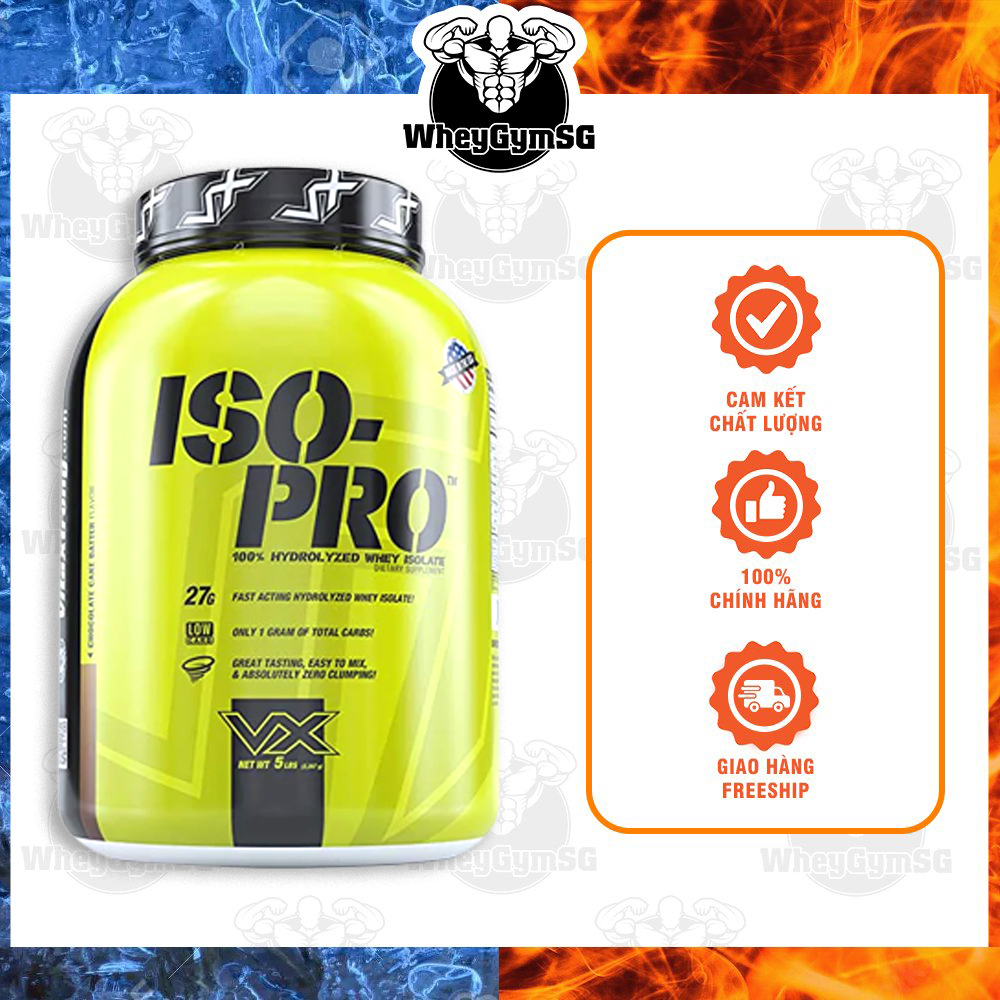 Iso pro 5lbs Sữa Tăng Cơ 100% Whey Isolate Hydrolyzed Vitaxtrong Iso Pro 5lbs (2.4kg) - Chính Hãng