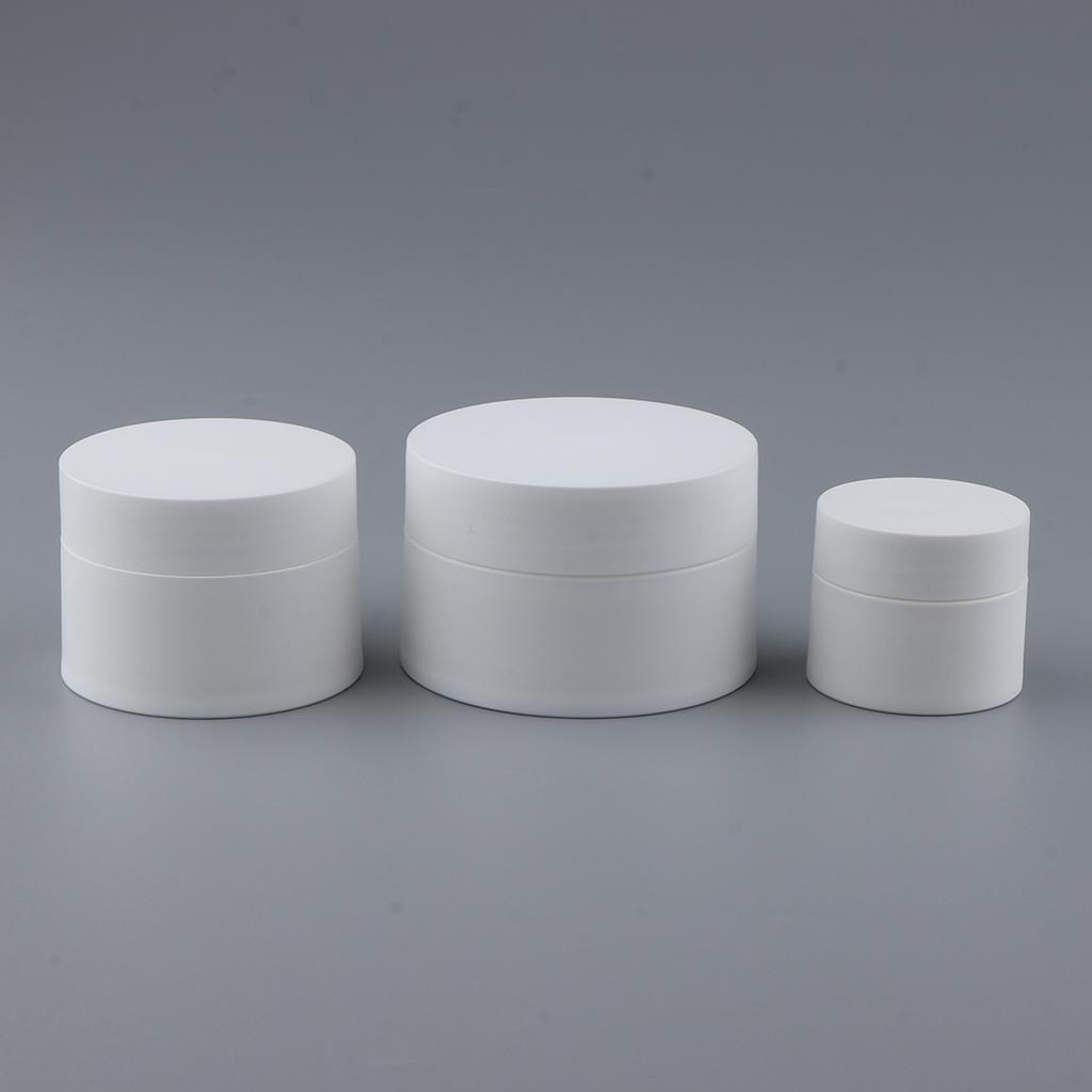 5Pcs/pack Portable Empty Plastic Cosmetic Cream Jars Pots Refillable Makeup Containers