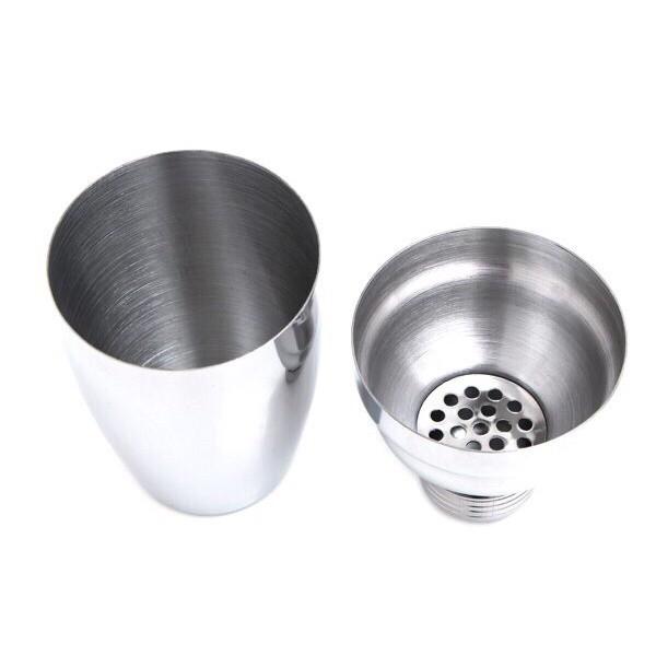 Bình lắc Shaker pha chế cocktail 100% inox 304 (350 - 550 - 750 ml)