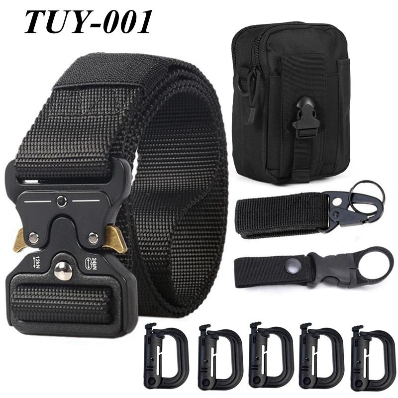 Chiến Thuật Dây Kích Thước Lớn Quân Sự Nylon Web Dây Chịu Lực Nhanh Chóng Phát Hành Khóa Săn Bắn Cho Cắm Trại Huấn Luyện Thắt Lưng Nam