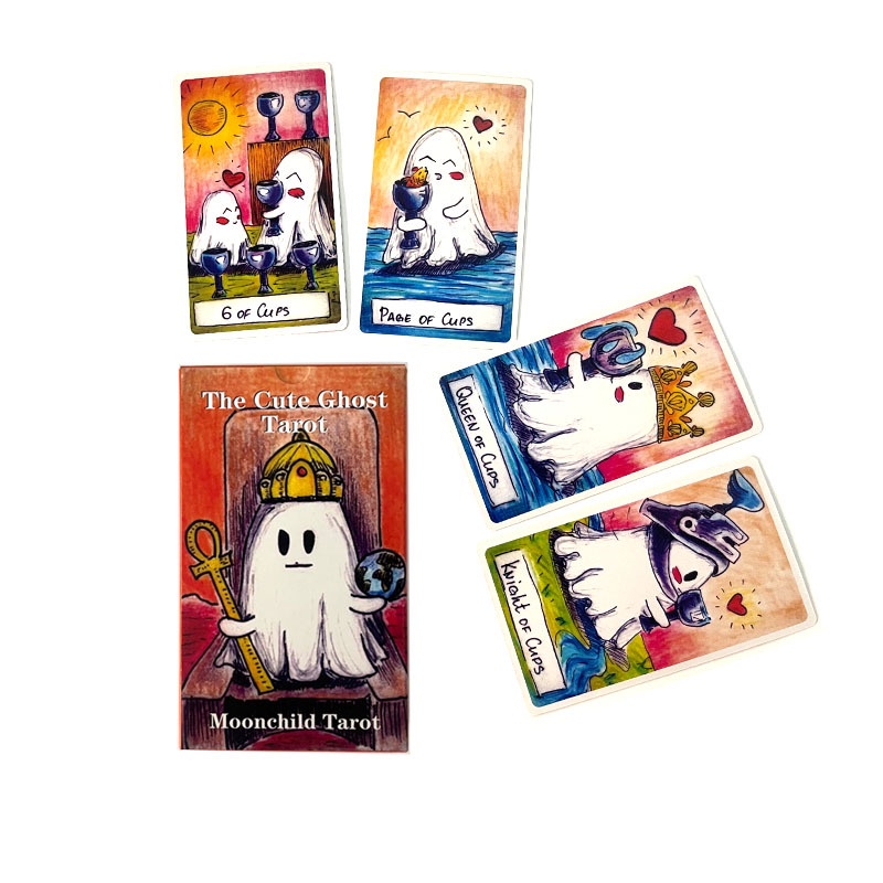 (Size Gốc) Bộ Bài The Cute Ghost Tarot - Moonchild Tarot