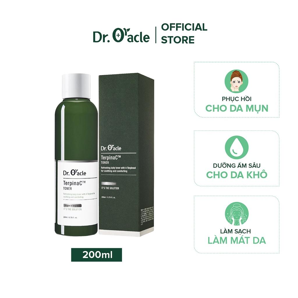 Nước Hoa Hồng Dưỡng Ẩm DR.ORACLE TerpinaC Toner 200ml - Làm Sạch Lỗ Chân Lông Kiểm Soát Bã Nhờn