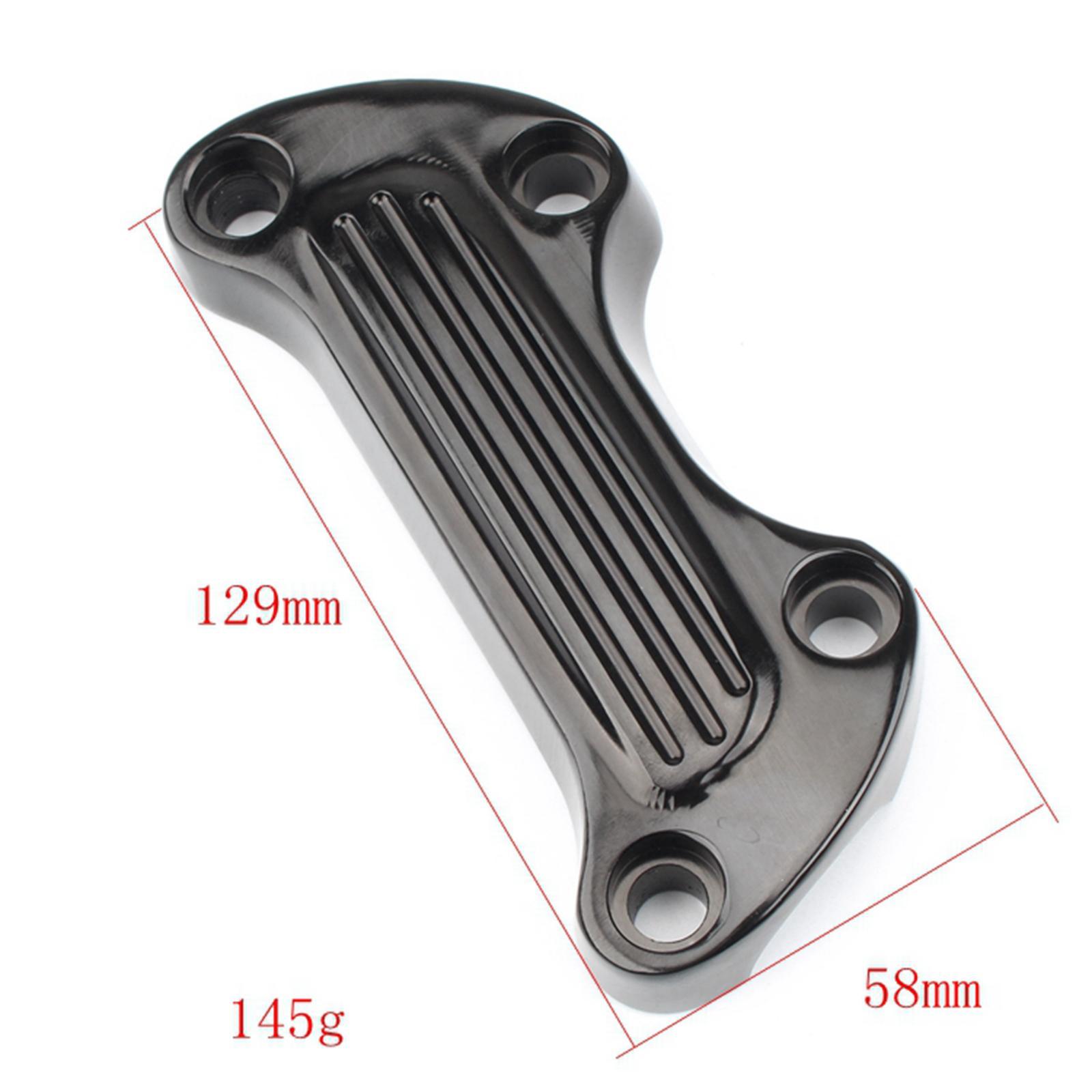 Handlebar Riser  Clamp Bar Cover for  Touring Black