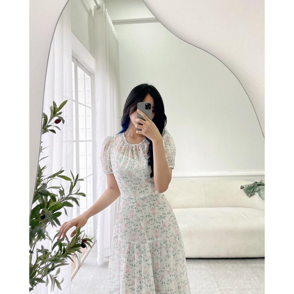 TIELA Đầm váy hoa nhún tầng - Pansy Dress