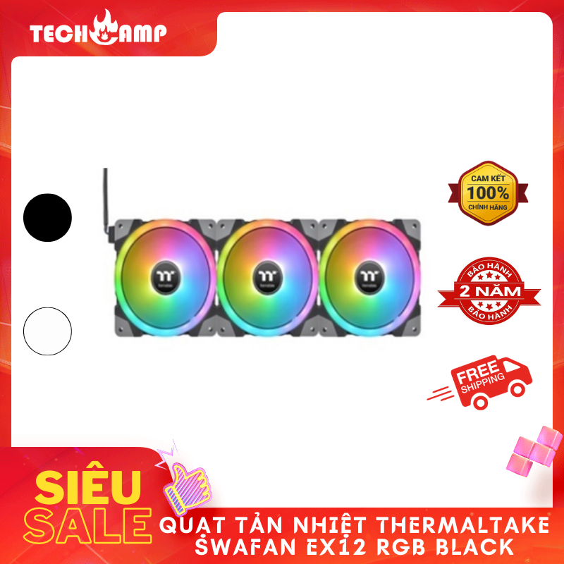 QUẠT TẢN NHIỆT Thermaltake SWAFAN EX12 RGB - Hàng chính hãng