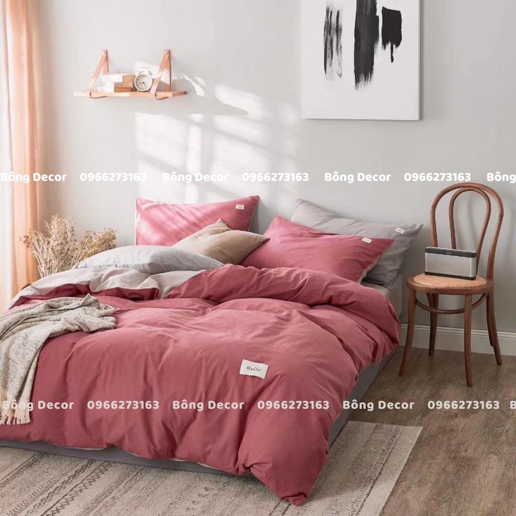 Bộ Chăn Ga Gối Cotton Tici Chăn Lót Bông Thông Minh HIN BEDDING, Ga Gối Tici Đủ Kích Thước, Chăn Ga Phong Cách Hàn Quốc