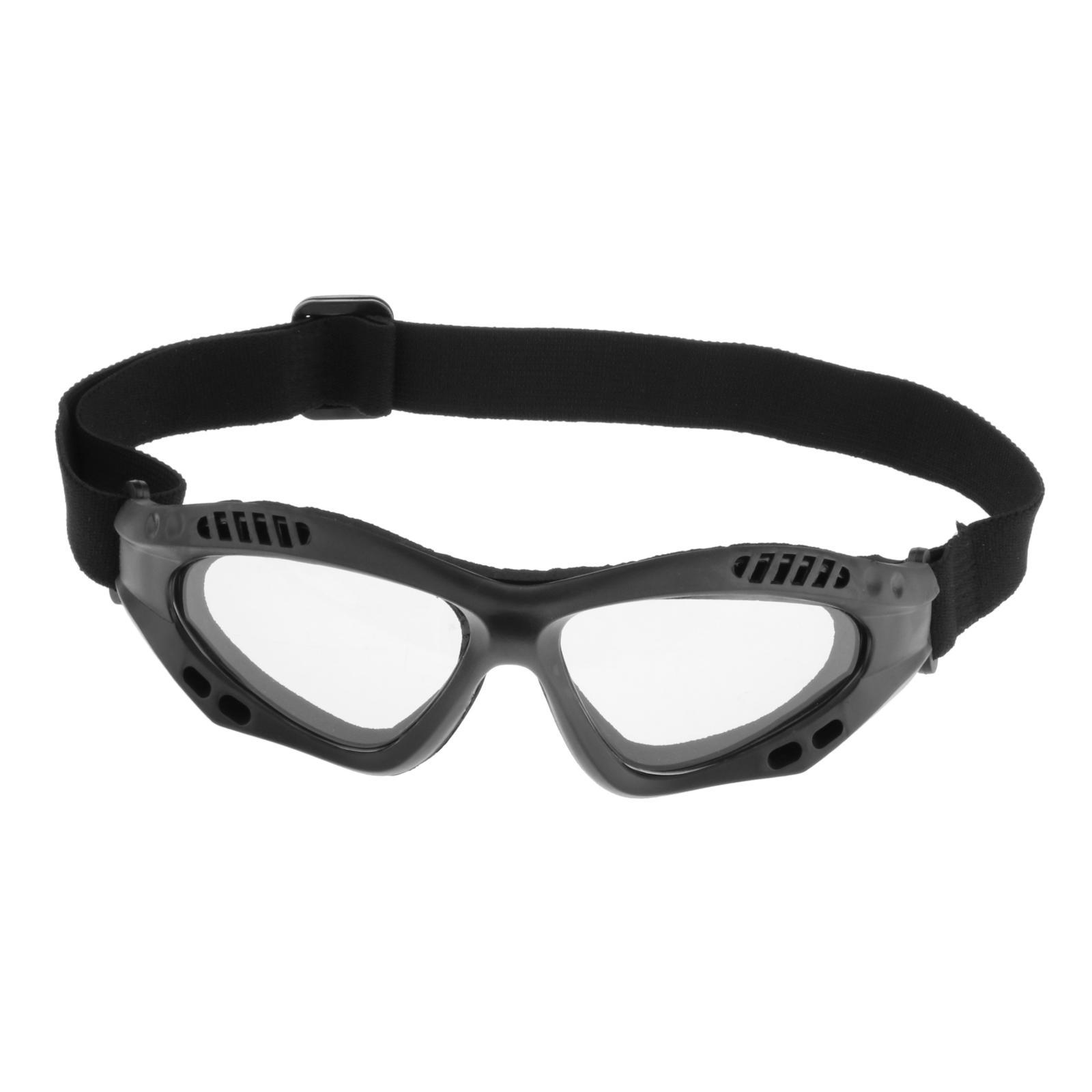 Tactical Safety Goggles, Anti Fog Military Glasses with Adjustable Strap for Riding Shooting Hunting Cycling