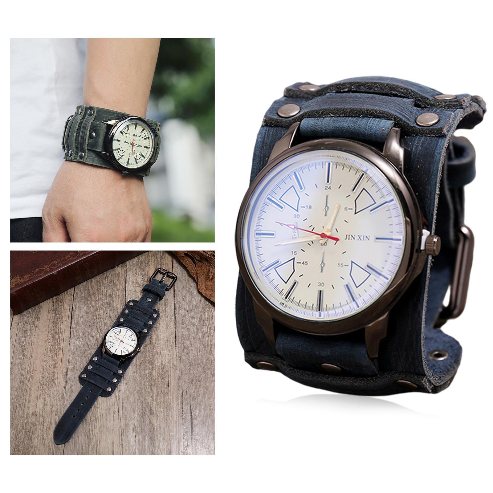 Leather Pointer  Bracelets Three Pointers  Movement Retro