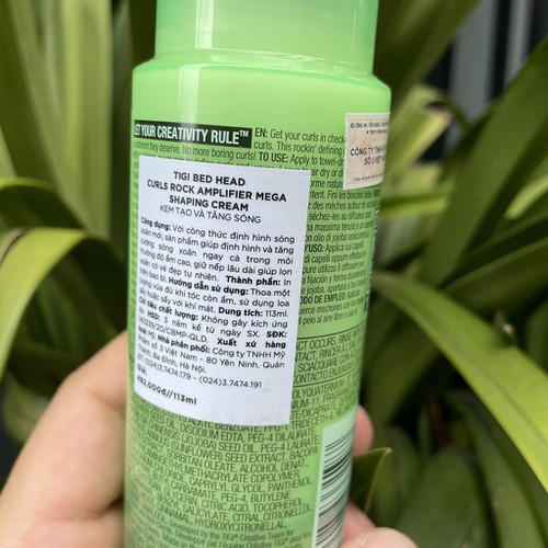 Kem định hình và tách sóng Curls Rock - Amplifier Tigi Catwalk 150ml