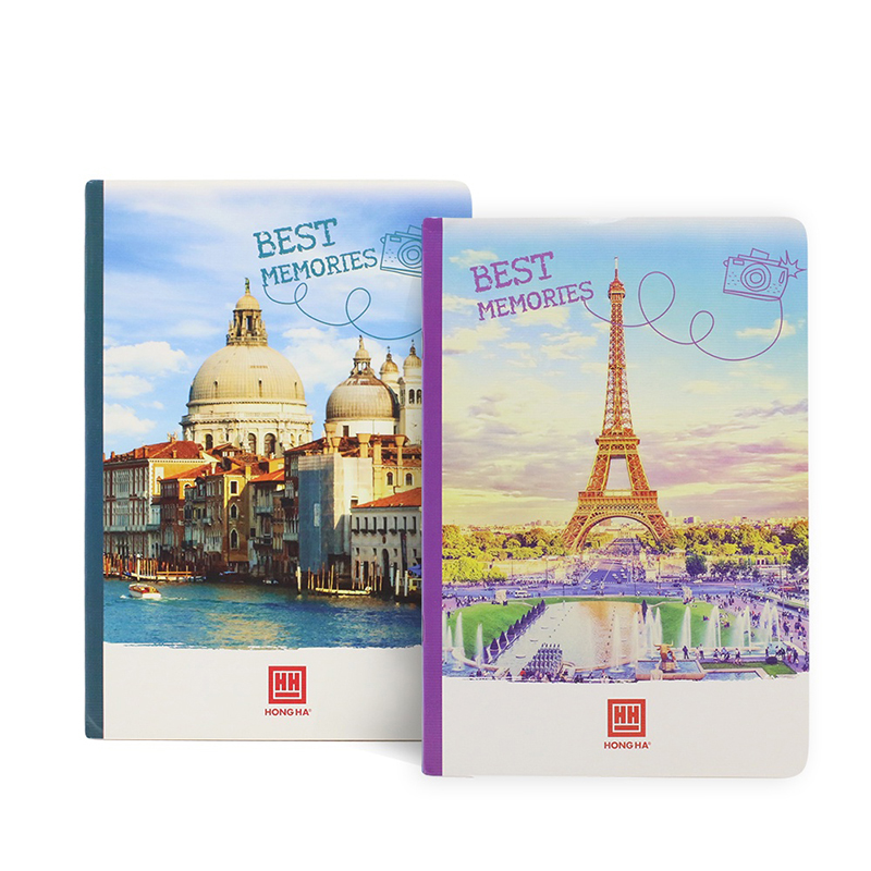 Lốc 10 quyển vở Hồng Hà 72 trang kẻ ngang 7mm Sao mai 1686 (Giao bìa ngẫu nhiên)