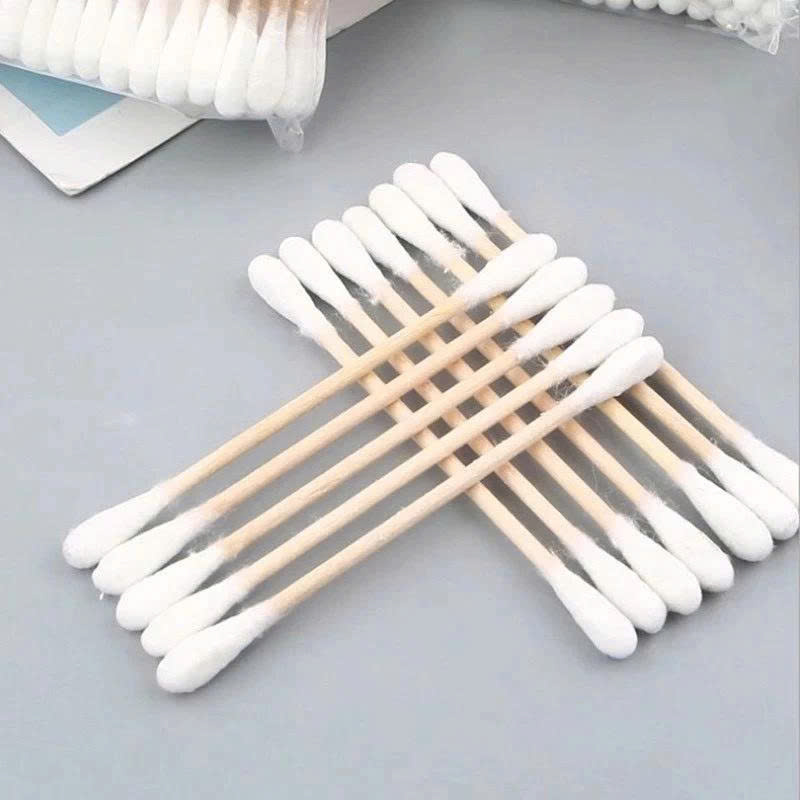 Dụng cụ trang điểm làm đẹp sức khỏe - Set hộp 500c tăm bông ráy tai lớn cao cấp với 2 đầu tăm thiết kế hình dáng khác nhau làm sạch sâu bên trong , phù hợp cho mọi người