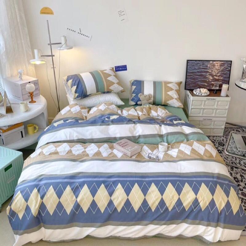 Bộ chăn ga gối Cotton Living 4 món