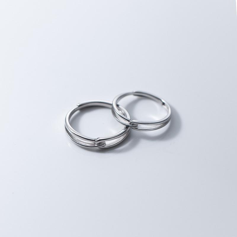 Nhẫn Đôi Bạc Blue Peach Darling ND260