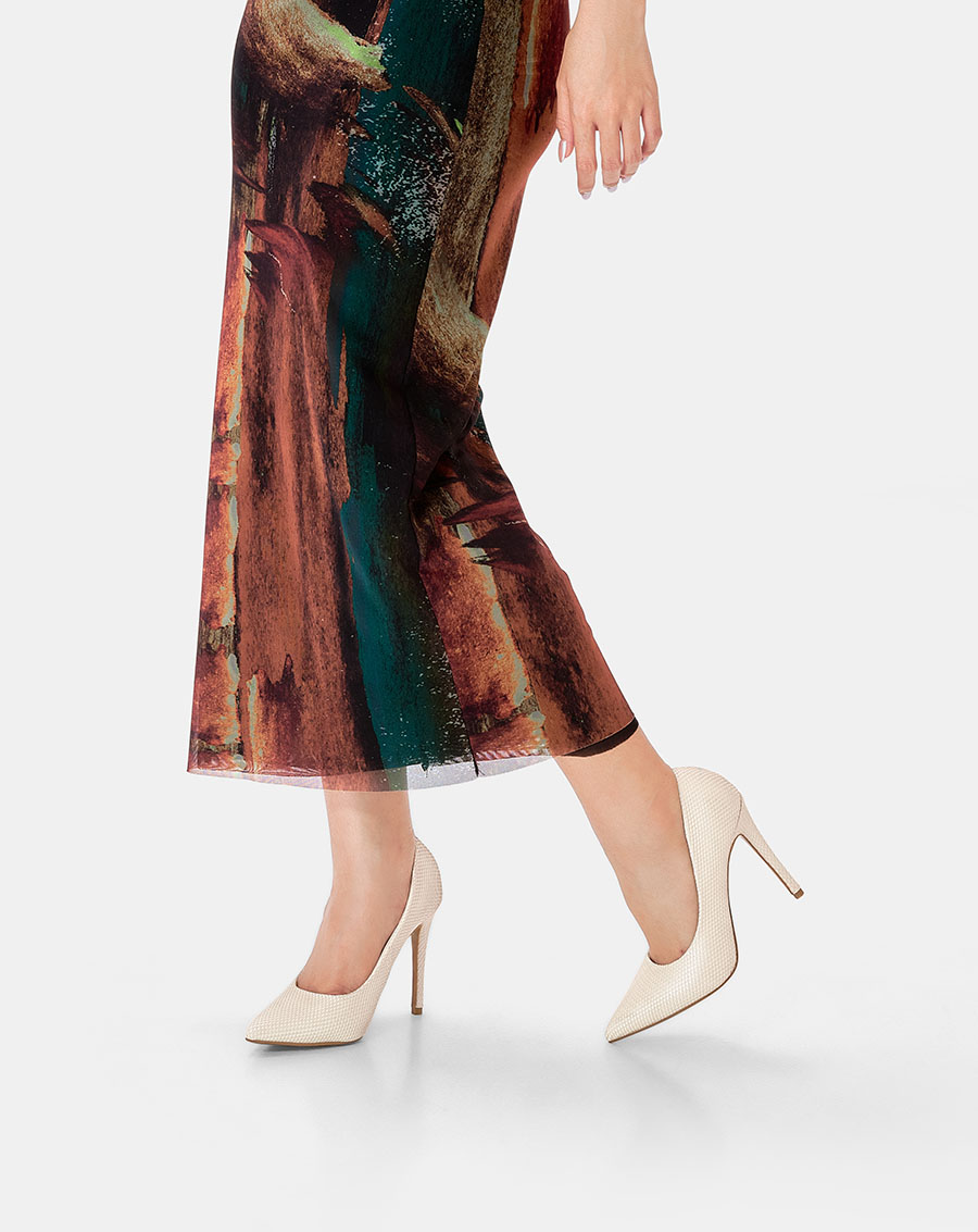 Giày Cao Gót Nữ 11cm Thời Trang JUNO Bít Mũi Gót Thanh CG11009