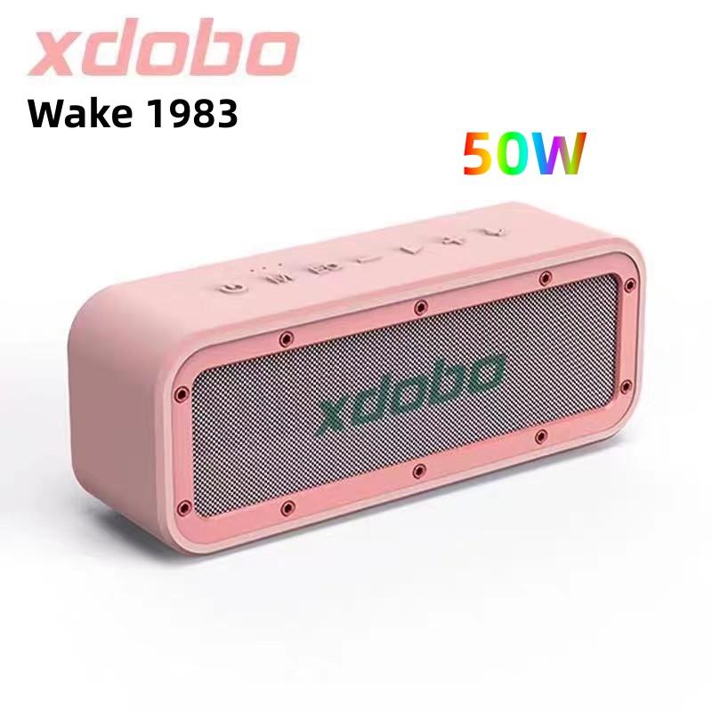 XDOBO WAKE 1983 50W STEREO BLUETOOT OUTEROOT STEREO High Subwofer Subwofer Subwofer không thấm loa siêu thấm nước 3D loa loa Color: Wake1983 pink