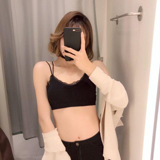 ÁO LÓT THUN GÂN PHA REN 617