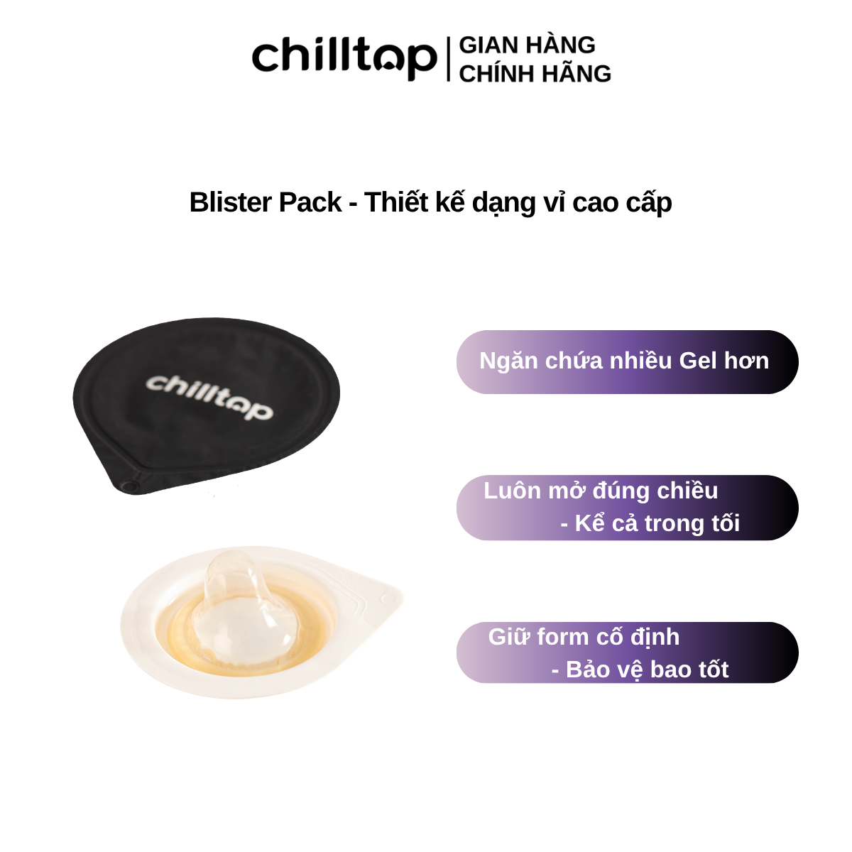 Bao cao su Chilltop PleasureMax Delay 4in1 Gân Gai, Kéo dài thời gian Hộp 10 Bao