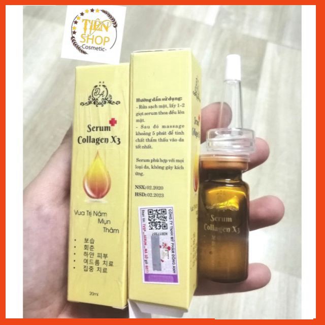 Serum Trị Mụn, Nám, Thâm Collagen X3