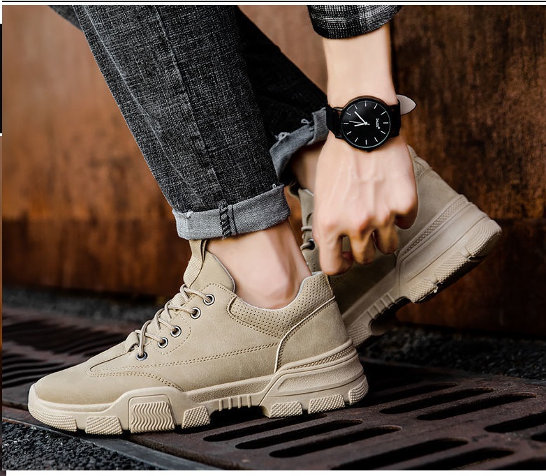 Giày thể thao, Giày Sneaker Nam Da Lì Chất Đẹp GSPI042 Có 2 màu