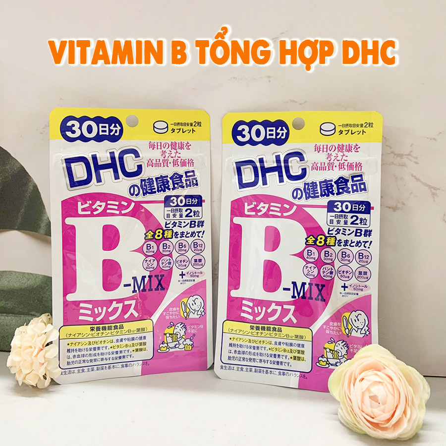 Viên uống Vitamin B tổng hợp DHC Nhật Bản thực phẩm chức năng bổ sung 8 loại vitamin B tốt cho sức khỏe và sắc đẹp JN-DHC-MIX