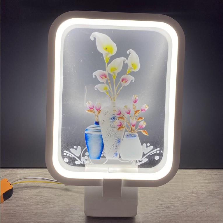 Đèn gắn tường LED kiểu dáng hiện đại, độc đáo - 3 chế độ ánh sáng.