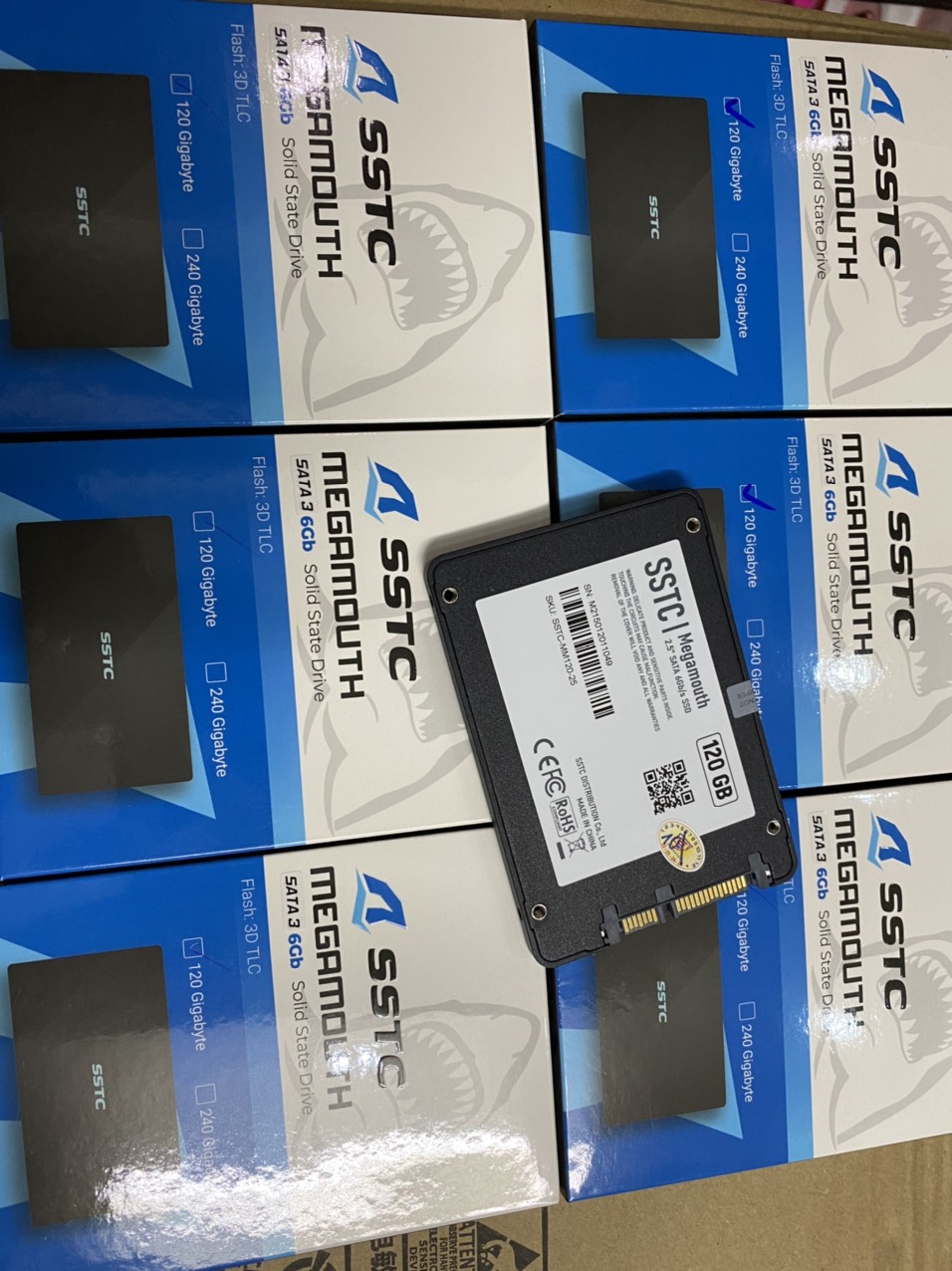 SSD SSTC 120GB - HÀNG CHÍNH HÃNG ( Tốc độ ghi: 520 MB/s - Tốc độ đọc: 490 MB/s)