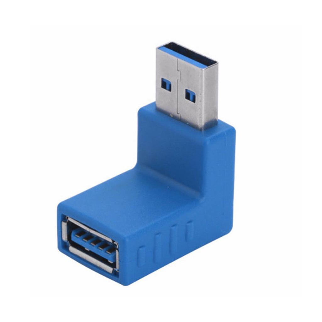 4PC USB A Male to Female Extension Cable 90 Degree Right Angle Adapter Plug