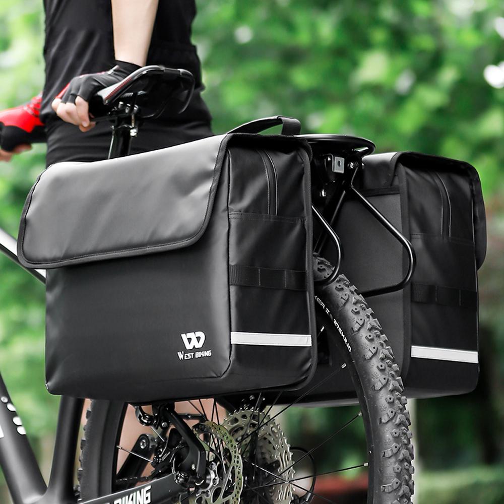 Túi ghế sau công suất lớn WEST BIKING vận chuyển hành lý tiện lợi dễ dàng