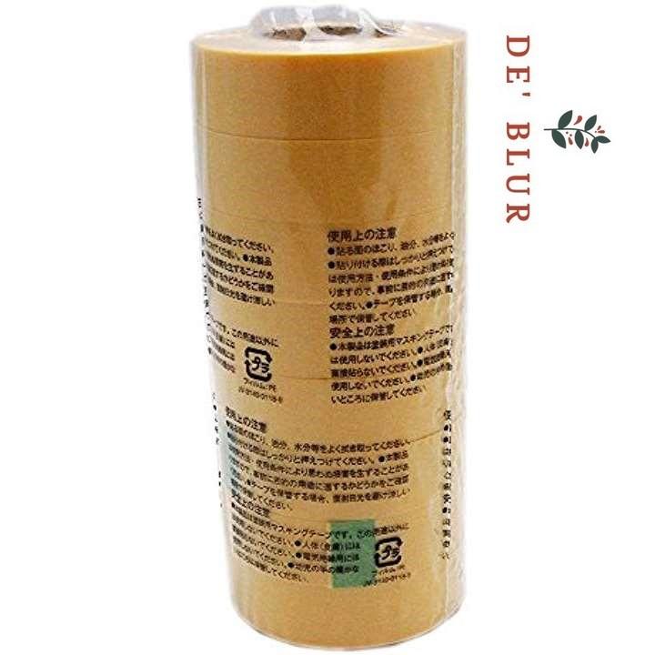 Băng keo giấy 3M 243J che sơn Masking Tape 10mmx18m và 20mmx18m