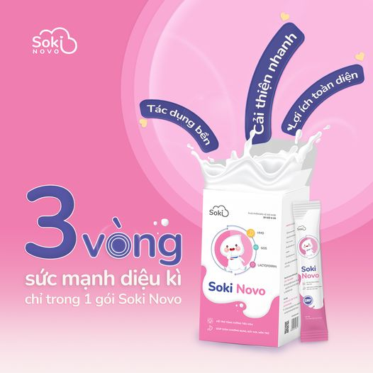 SOKI NOVO - CHUYÊN BIỆT CHO TRẺ NÔN TRỚ TỪ SỮA