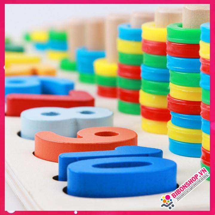 Đồ Chơi Trẻ Em Bảng Chữ Số và Hình Khối Màu Sắc