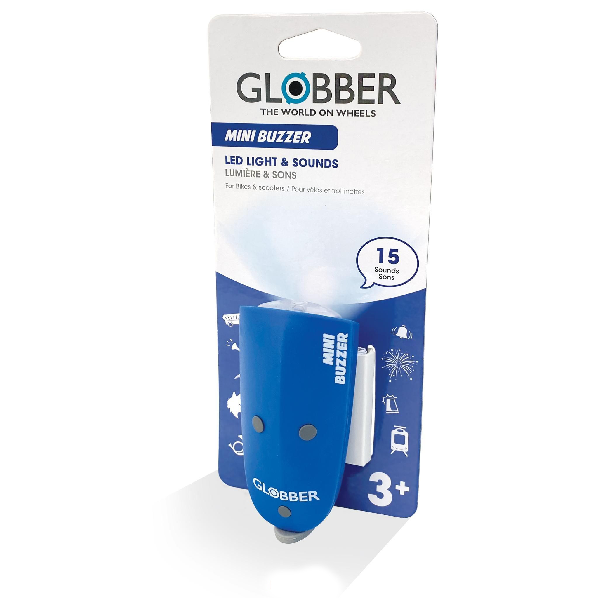 Bộ Tín Hiệu Còi, Đèn Globber Mini Buzzer - Xanh Da Trời