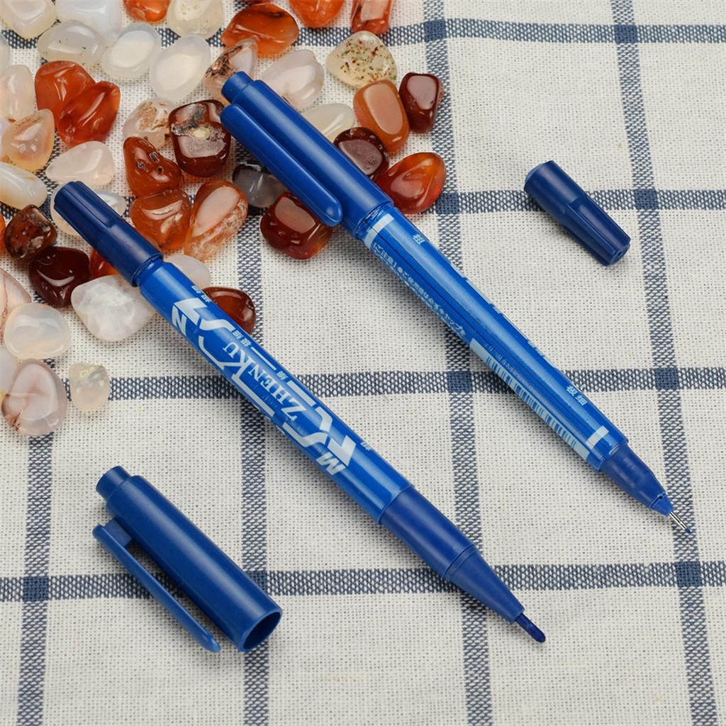 12x Dual Tip Skin Marker Pen Scribe Piercing Pen Tattoo Supply Body Art Tool